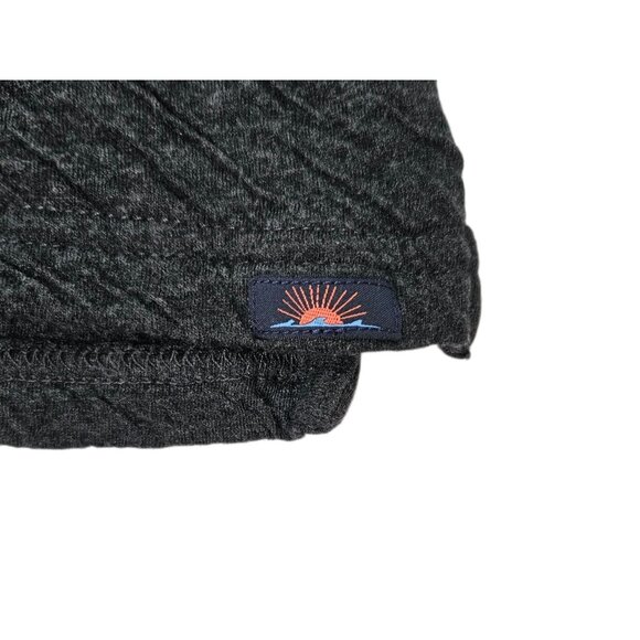 Faherty Cloud Cotton Polo Shirt Textured Men's Medium Charcoal Pima Cotton Modal - Picture 4 of 9